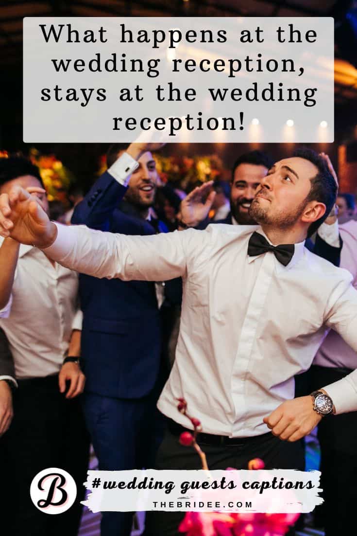 Funny Wedding Guests Instagram Captions