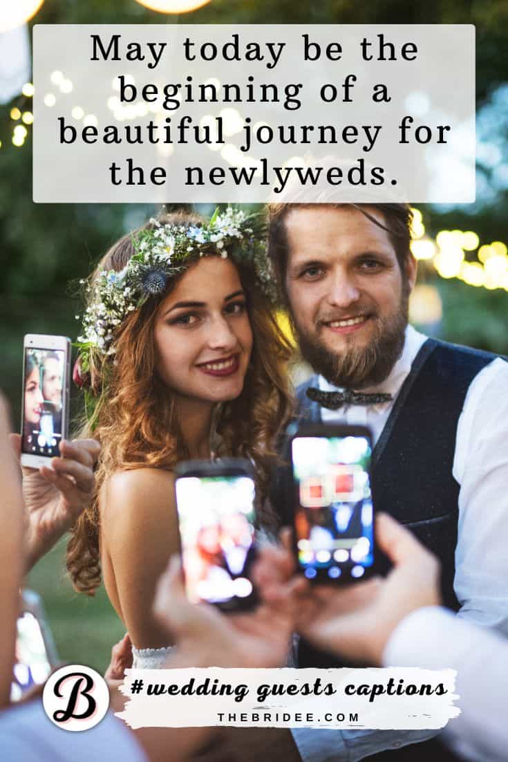 Romantic Wedding Guests Instagram Captions