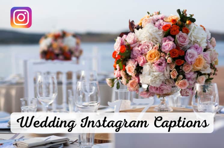 357 Best Wedding Instagram Captions and Statuses (for 2022)