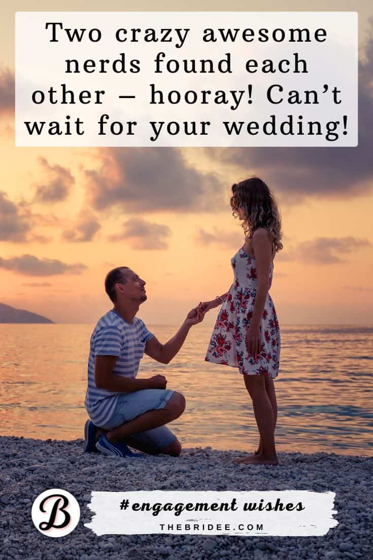 Funny Engagement Wishes for Son