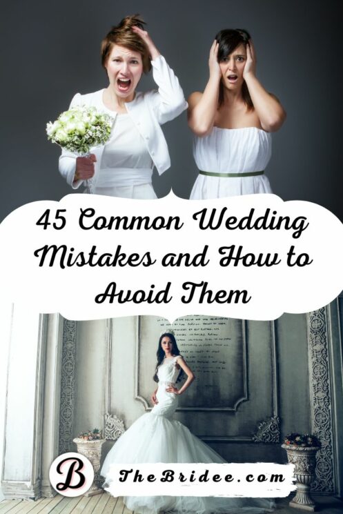wedding mistakes