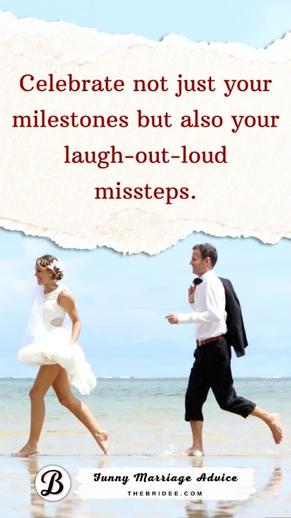 Memorable Funny Marriage Advice