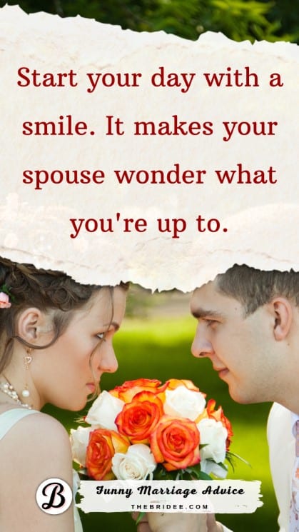Happy Funny Marriage Advice