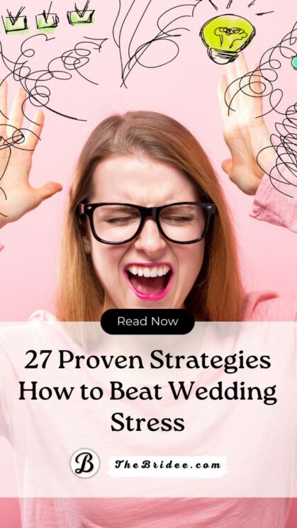 how to beat wedding stress