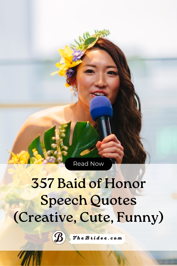 maid of honor speech quotes