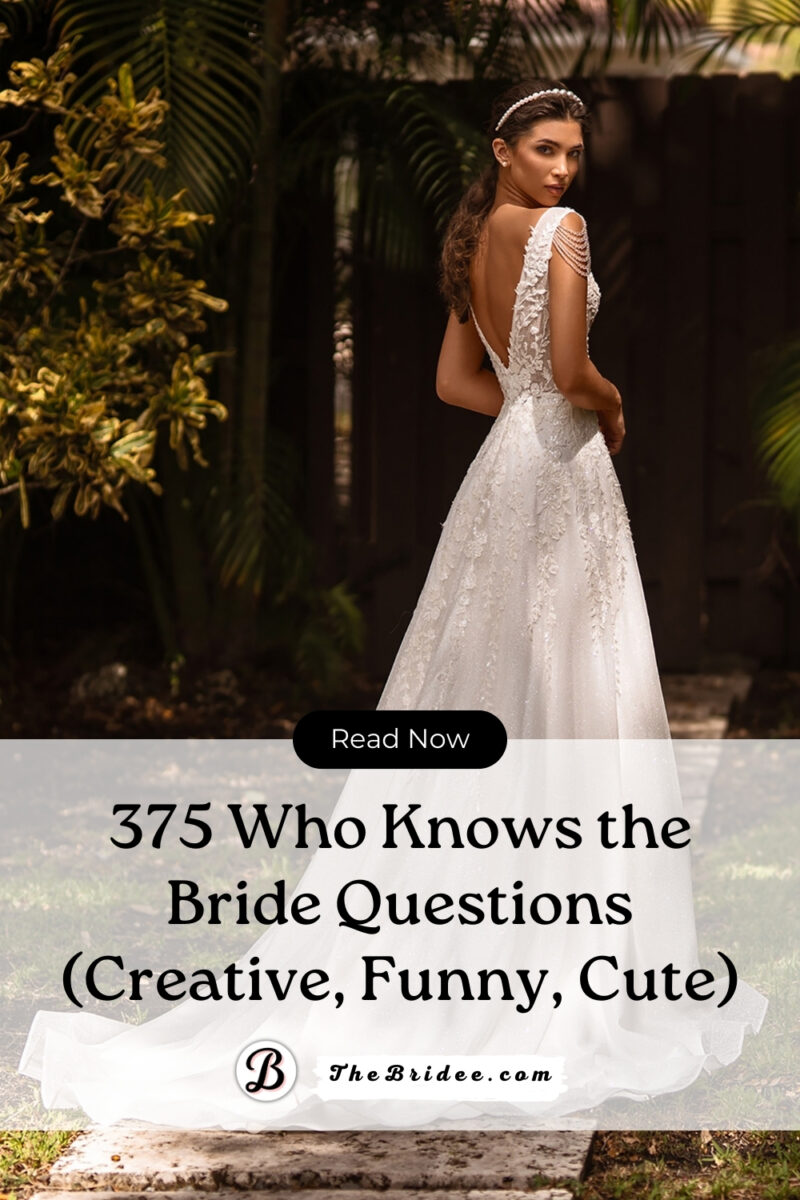 Who Knows the Bride Questions 